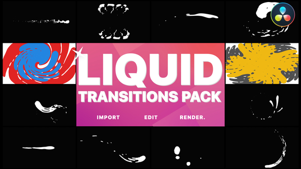 Liquid Elements And Transitions | DaVinci Resolve