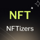 NFTizers: NFT Landing Website – Full screen blocks - ThemeForest Item for Sale