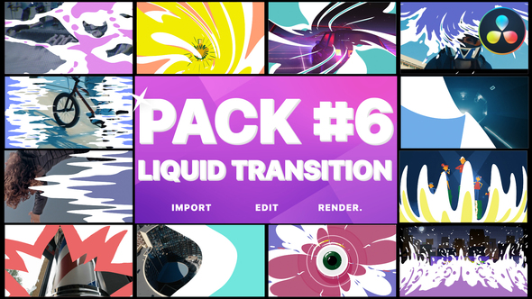 Liquid Transitions Pack 06 | DaVinci Resolve