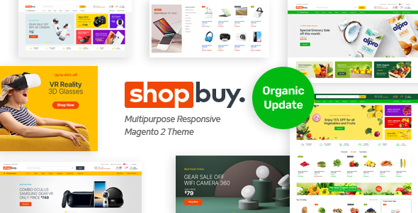 Shopbuy - Multipurpose Responsive Magento 2 / Adobe Commerce Theme