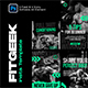 Fitgeek Instagram Template - GraphicRiver Item for Sale