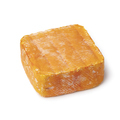 Piece of Le Chandor cheese on white background close up - PhotoDune Item for Sale