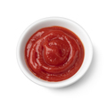 Bowl with tomato ketchup on white background - PhotoDune Item for Sale