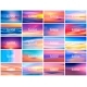 Big Set of 20 Horizontal Wide Blurred Nature Sea - GraphicRiver Item for Sale