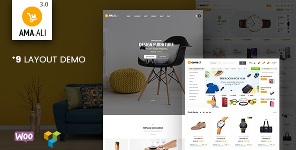 Ama.Ali – Market Furniture Shop WooCommerce WordPress Theme