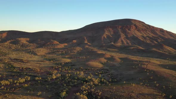 Mt Nameless, Tom Price, Karijini National Park, Western Australia 4K Aerial Drone