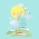 Cute Cartoon Sun Eating Ice Cream - GraphicRiver Item for Sale