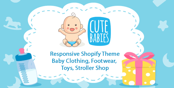 Cute Babies - Responsive Shopify theme for Baby Store