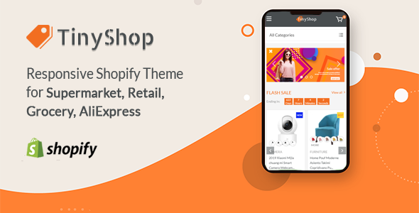 TinyShop - Responsive Shopify Theme for Supermarket & Retail store