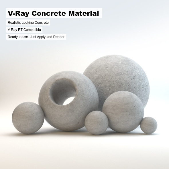 V-Ray Concrete Material