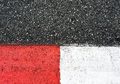 Texture of race asphalt and curb on Grand Prix circuit - PhotoDune Item for Sale