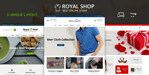 Royal Shop -2 & 3 Responsive Theme