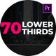 70 Lower Thirds for Premiere Pro - VideoHive Item for Sale