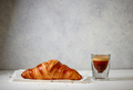 croissant and espresso coffee - PhotoDune Item for Sale