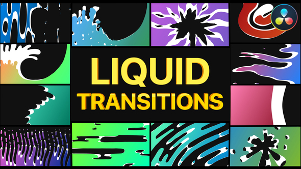 Fresh Liquid Transitions | DaVinci Resolve