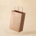 Cardboard brown levitation paper bag for shop shopping and business mockup. - PhotoDune Item for Sale