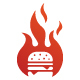 Fire Burger Logo - GraphicRiver Item for Sale