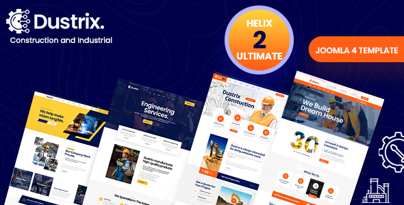Dustrix - Construction & Industry Joomla 5 Template