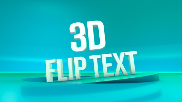 3D Flip Text