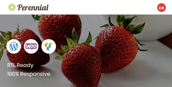 Perennial – Store WooCommerce WordPress for Organic Food Theme