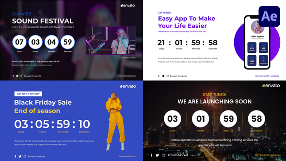 Full Screen Countdown Timers alt