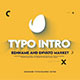 Typo Logo Intro - VideoHive Item for Sale