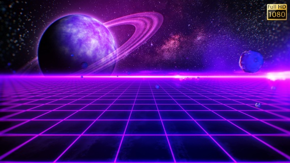 Retro Futuristic Background alt