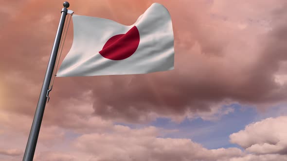 Japan Flag 4K