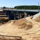 Earthworks During the Construction of a Road Bridge Over the River - VideoHive Item for Sale