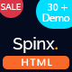 Spinx HTML - Creative Website Template - ThemeForest Item for Sale