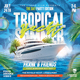 Yacht Summer Party Flyer - GraphicRiver Item for Sale