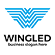 Wingled - W Logo Wings - GraphicRiver Item for Sale