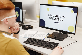 keting strategy while using computer in college library