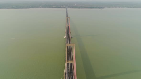 Suspension Cable Bridge in Surabaya