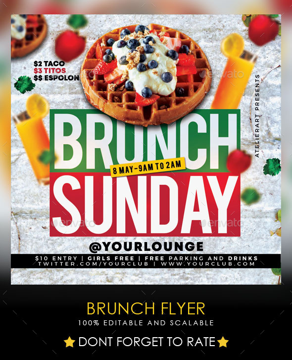 Brunch Graphics, Designs & Templates from GraphicRiver