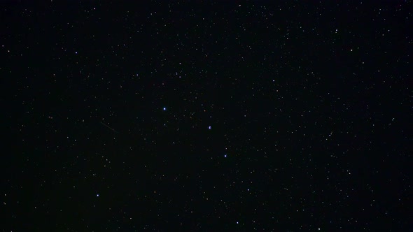 Northern Hemisphere Starry Sky Time Lapse