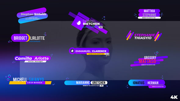 Creative and Modern Lower Thirds