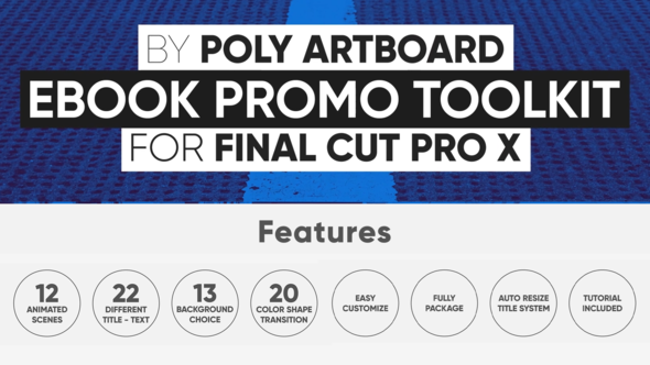 eBook Promo Toolkit for FCPX and Apple Motion 5