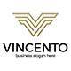 Letter V Logo Monogram - Vincento - GraphicRiver Item for Sale
