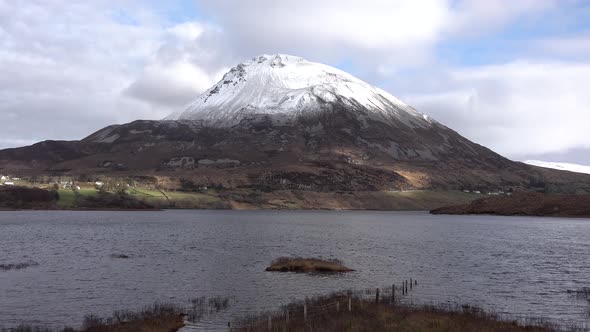 Time Lapse of Errigal, the Highest Mountain in Donegal - Ireland