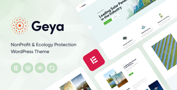 Geya - NonProfit & Ecology Protection WordPress Theme