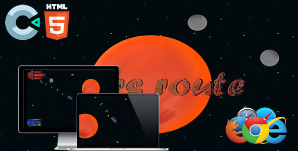 Mars Route - HTML5 Game (Construct 3)