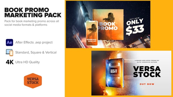 Book Social Media Marketing Promo Pack