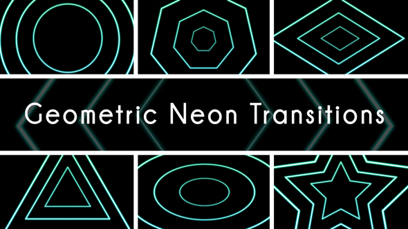 Geometric Neon Transitions