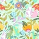 Seamless Pattern with Colorful Exotic Flowers and - GraphicRiver Item for Sale