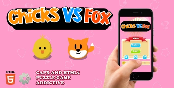 Chicks VS Fox - Construct 2 Html5 Game