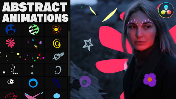 Abstract Elements Pack 02 for DaVinci Resolve