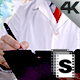 Doctor Looking Medical Results - VideoHive Item for Sale