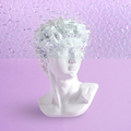 Bust of a statue of David on a purple background - PhotoDune Item for Sale
