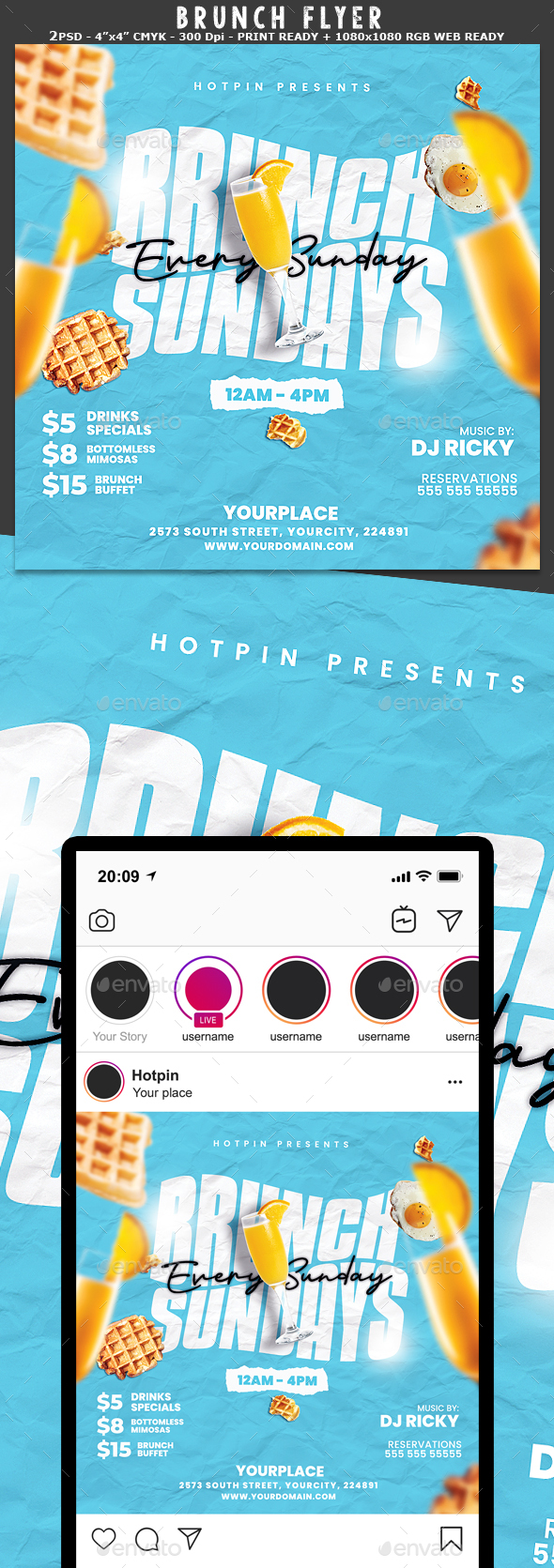 Brunch Graphics, Designs & Templates from GraphicRiver